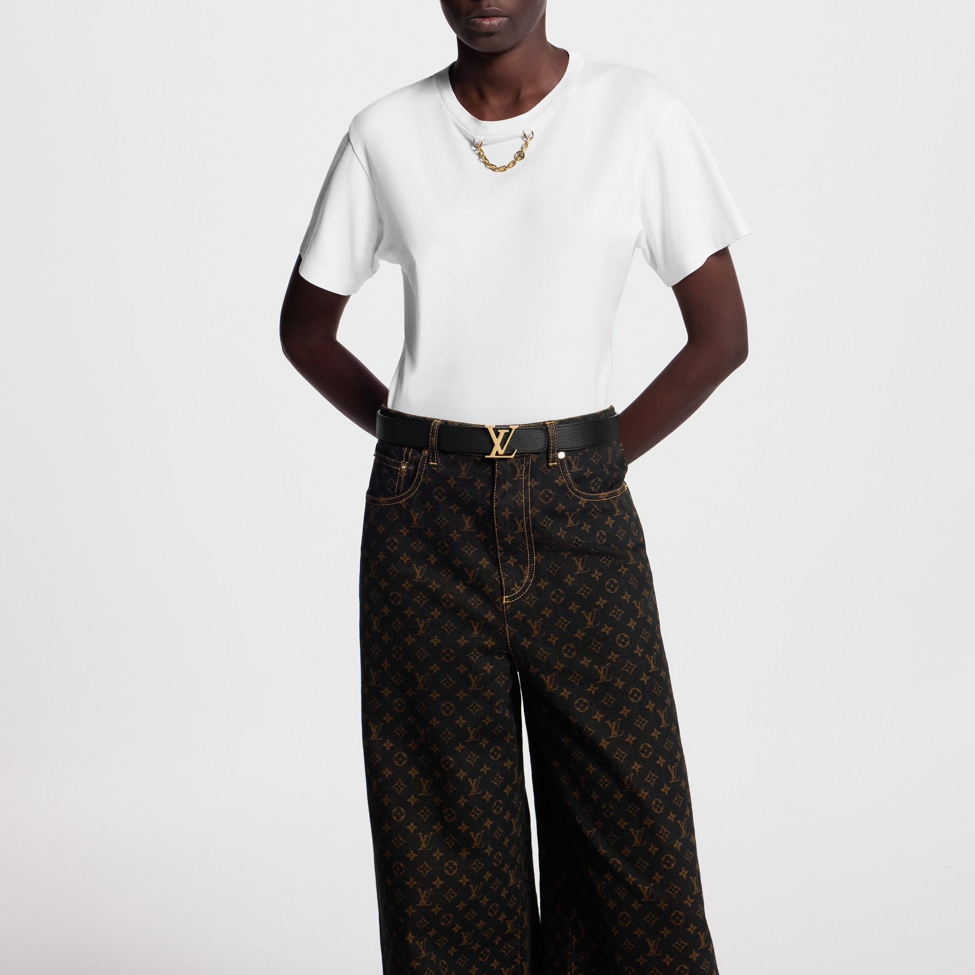 LV Iconic 25 mm Reversible Belt Damier Ebene - Women - Accessories